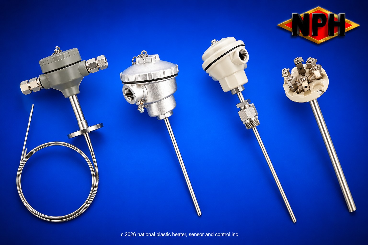 Industrial Process Thermocouples and Thermowell Assemblies